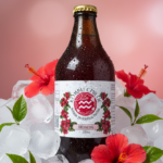 Kombucha de Hibisco KombuChiloé (330cc) | Antioxidante y Refrescante